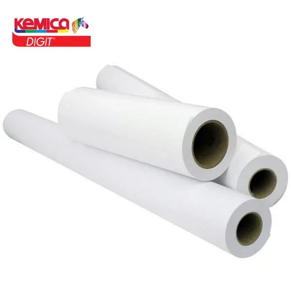 White digital printing film rolls, 105cm x 50m, for advertising and industrial use